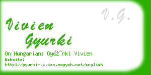 vivien gyurki business card